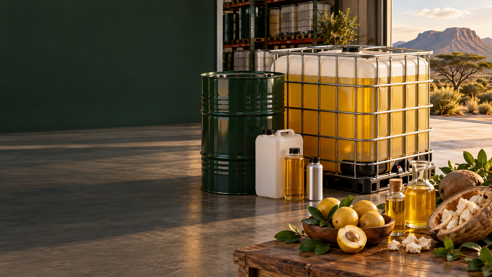 Bulk oil drum, IBC tote and smaller trade containers